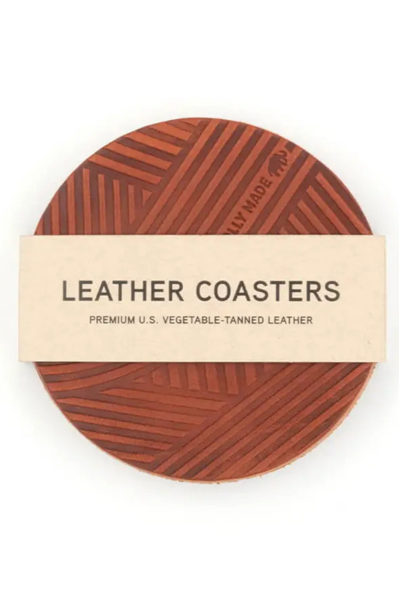 Leather Coasters (Textured)