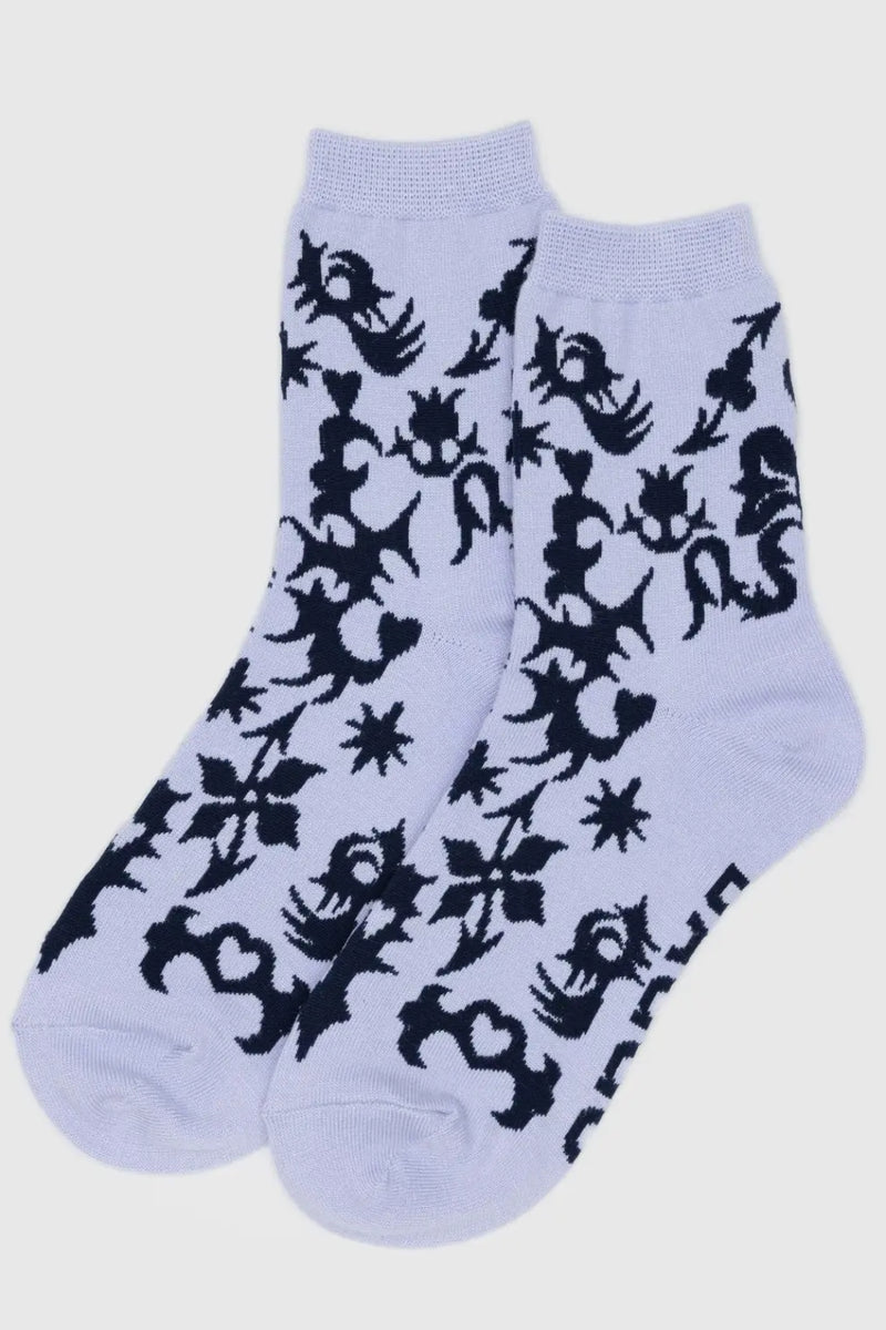 Baggu Crew Sock - Western Cut-Outs