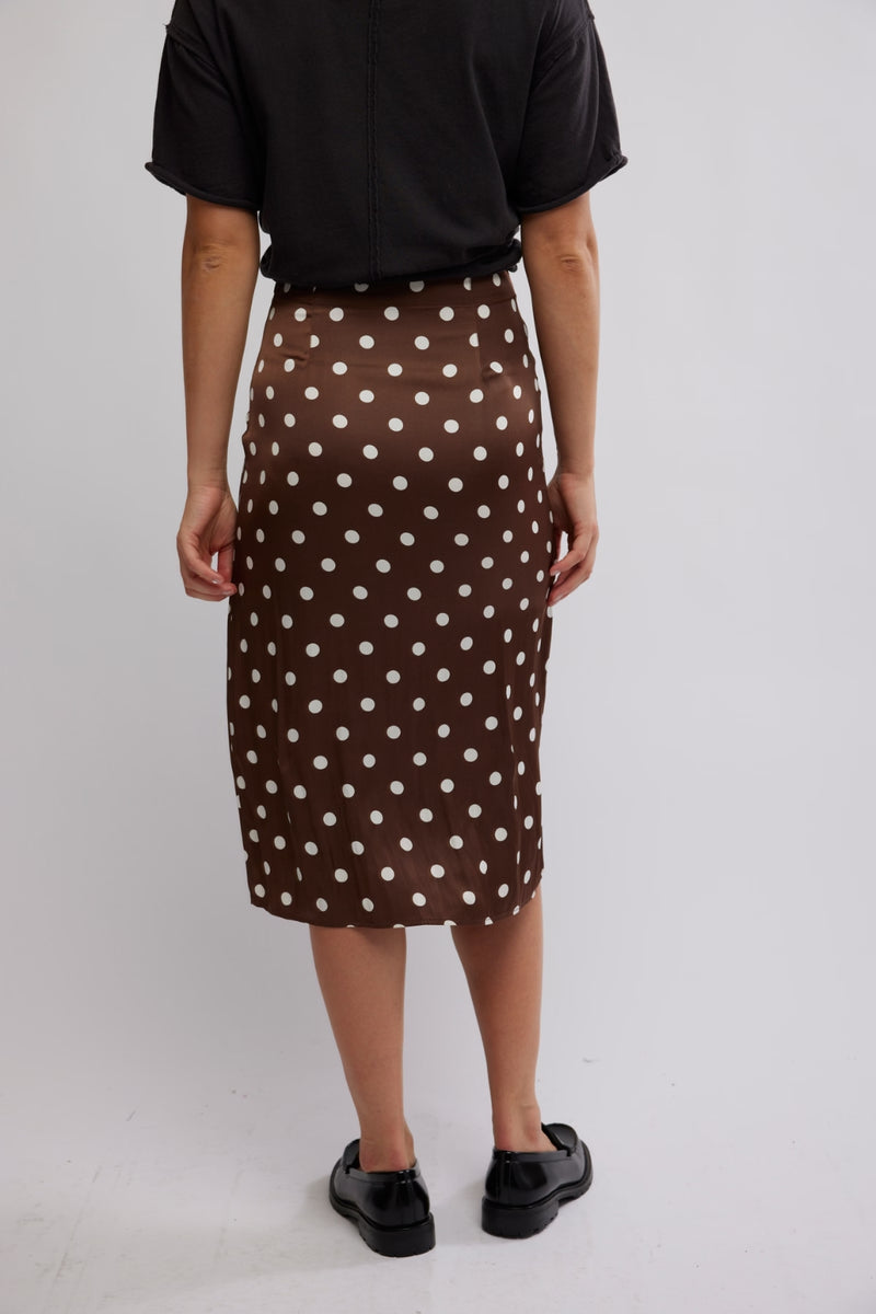 Free People Analise Printed Midi Skirt