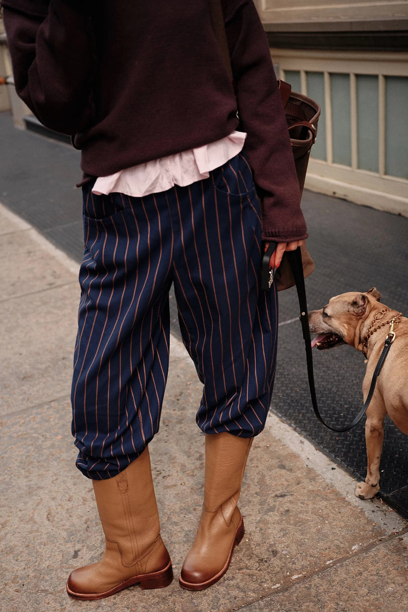 Free People Nice Choice Pull On - Navy Combo