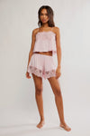 Free People Sweet Love Cami Pink Ribbons