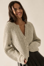 Zayn Cardigan - Heather Cloud