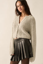 Zayn Cardigan - Heather Cloud