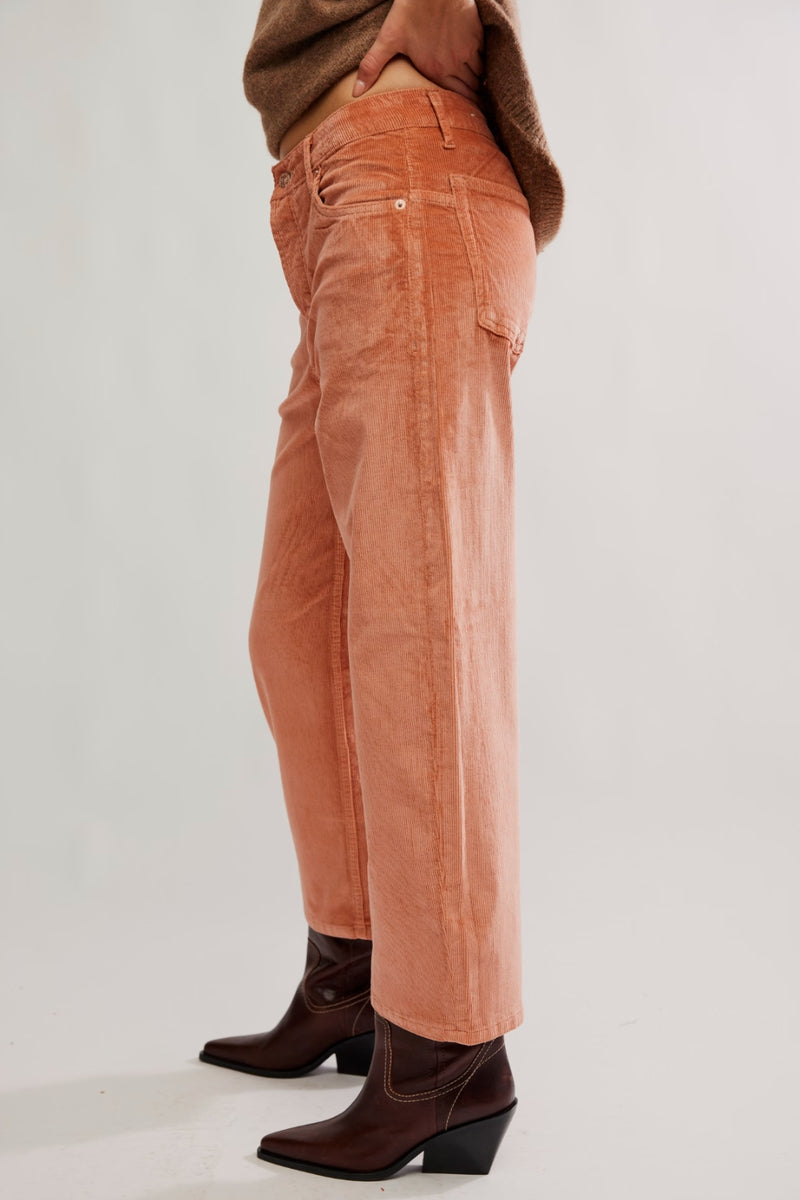 Free People Deep Trance Cord - Peach Peony