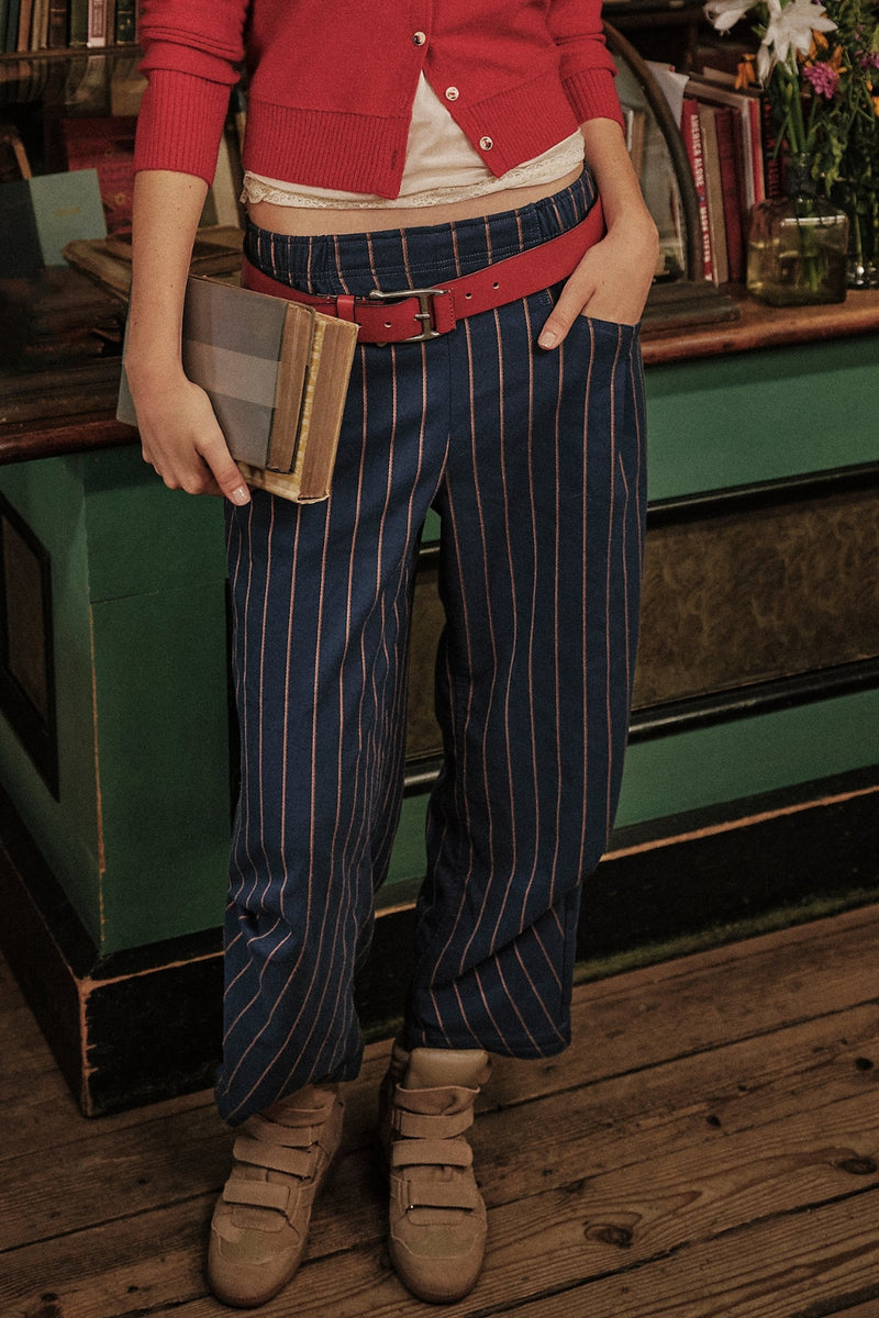 Free People Nice Choice Pull On - Navy Combo