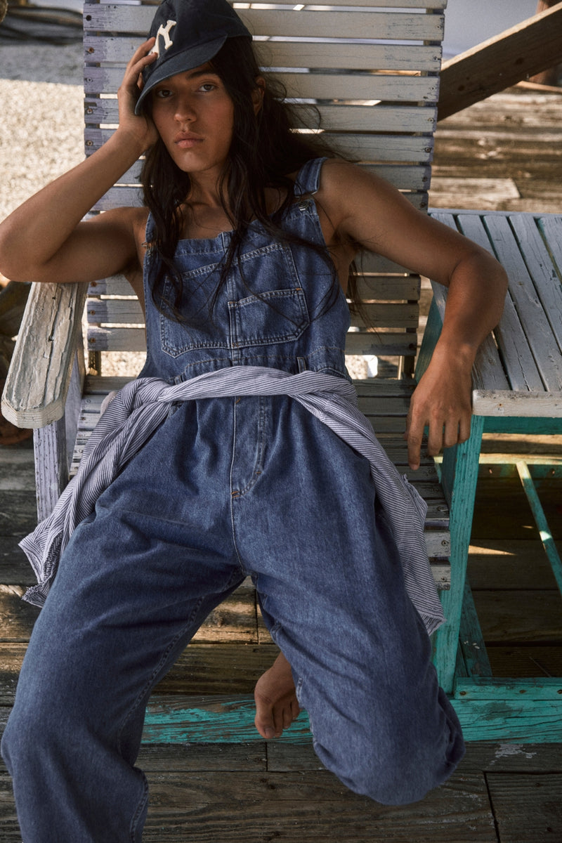 Ziggy Denim Overalls Sapphire Blue