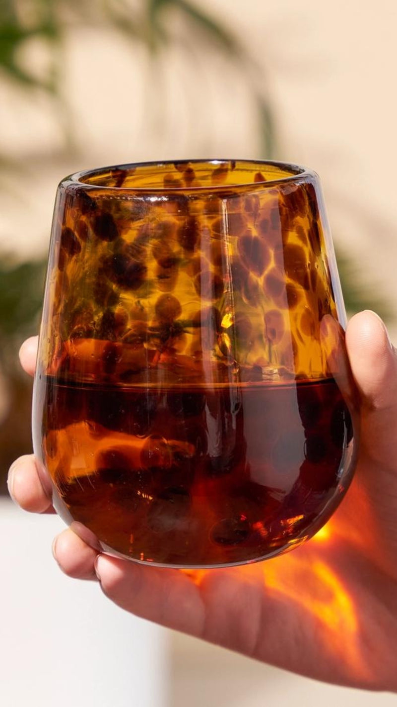 Tortuga Recycled Stemless Wine Glass