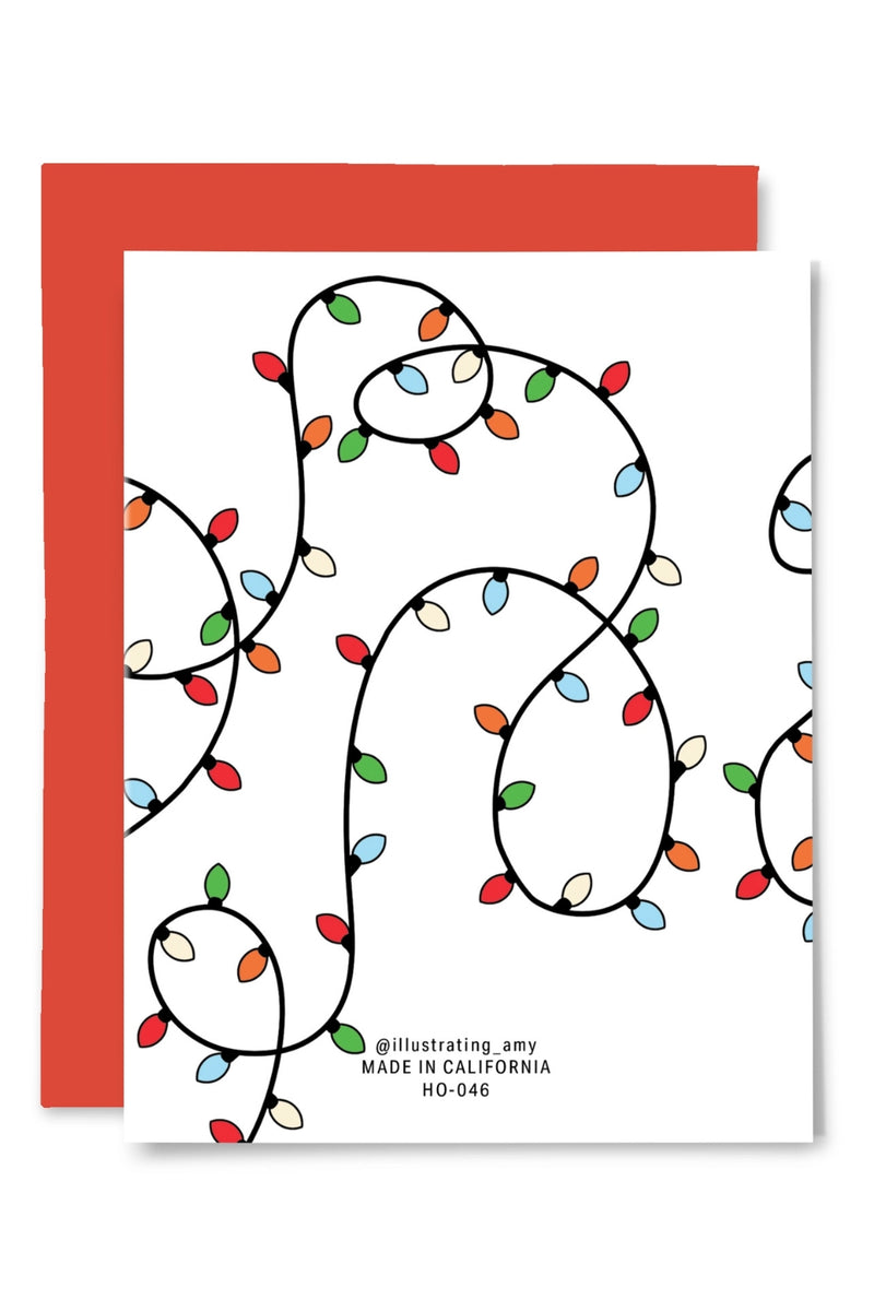 Illustrating Amy Greeting Cards - Festive Cat Christmas Card