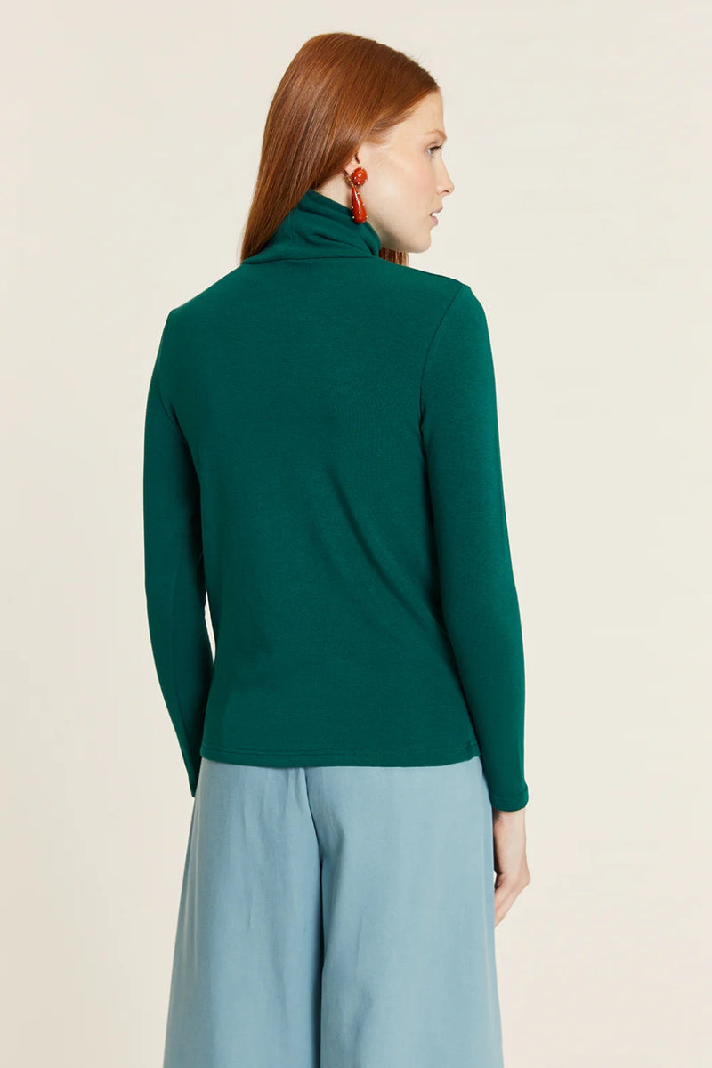 Pepaloves Turtleneck Knit Top - Verde
