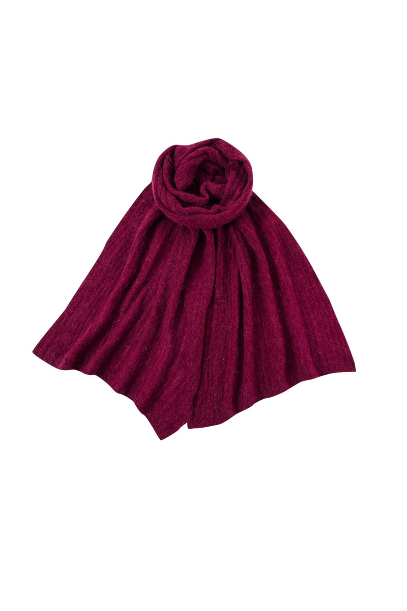FRNCH Corydalis Scarf - Bordeaux