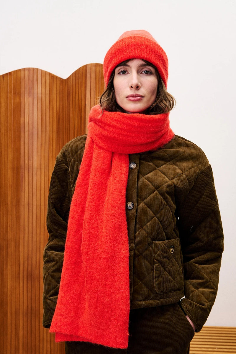 FRNCH Corydalis Scarf - Rouge