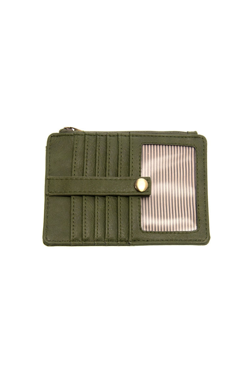 New Penny Mini Travel Wallet - Dark Basil