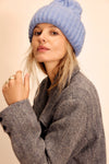 Free People Coast Line Beanie - Blue