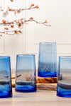 Verve Culture Moroccan Cone Large Glass - Blue