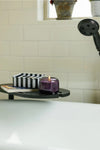 Paddywax Basalt Glass Candle 5 oz - Violet + Vanilla