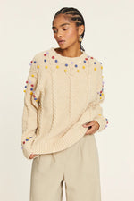 Pepaloves Pom Pom Sweater - Crema