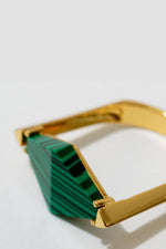 Larissa Loden Malachite 18K Gold Plated Ring - Malachite