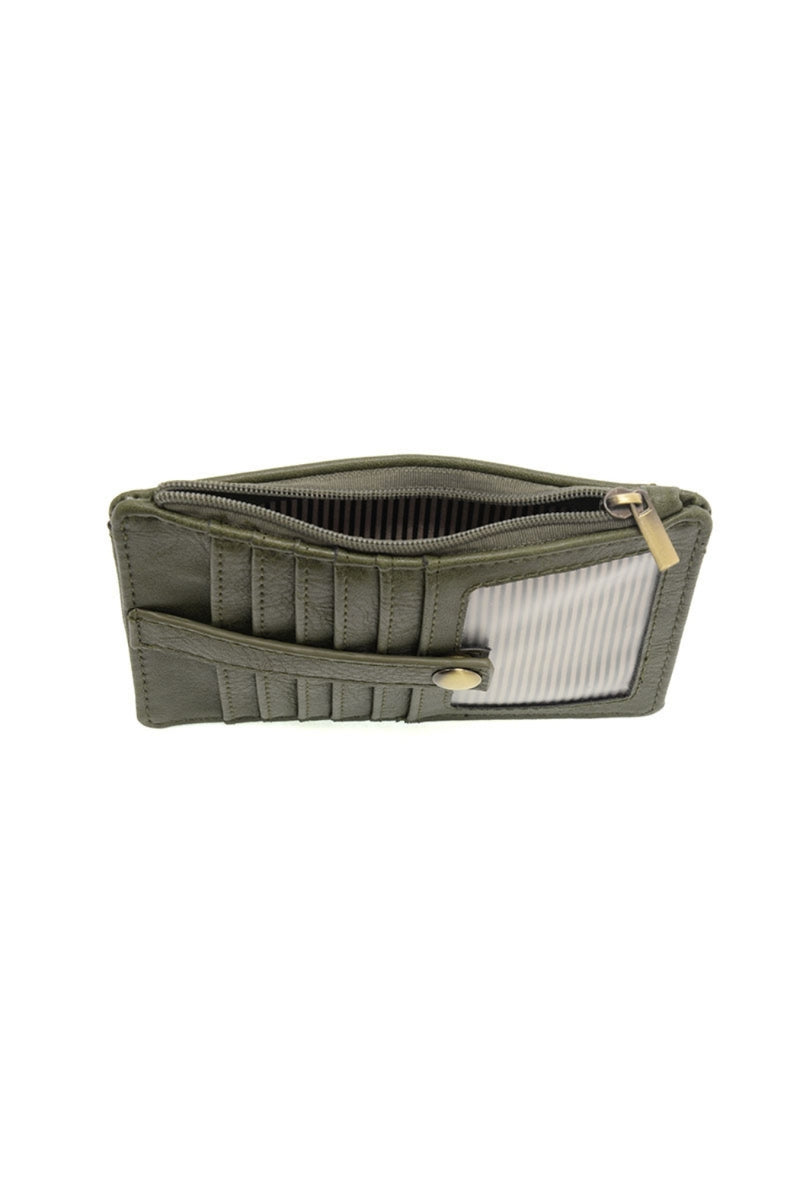 New Penny Mini Travel Wallet - Dark Basil