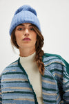 Free People Coast Line Beanie - Blue