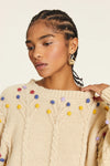 Pepaloves Pom Pom Sweater - Crema
