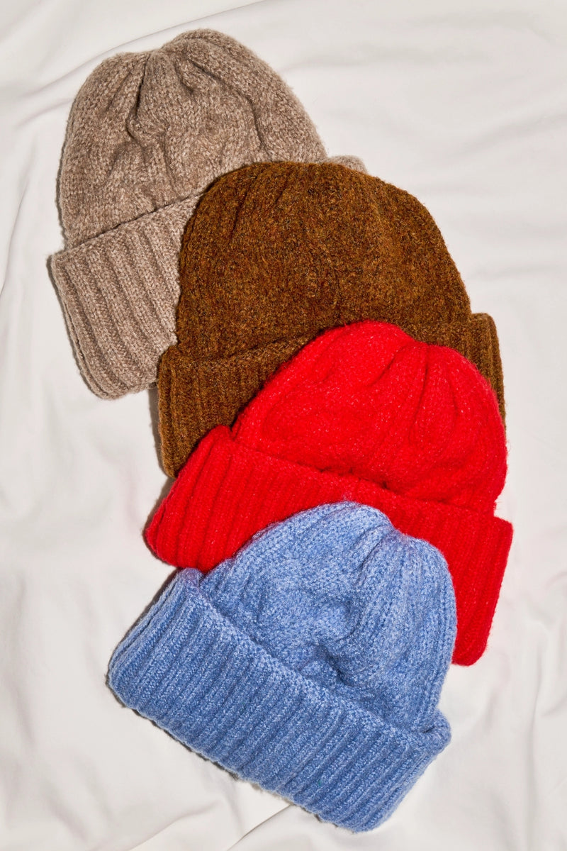 Free People Coast Line Beanie - Fawn