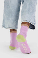 Baggu Ribbed Sock Peony Mix