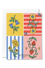 Illustrating Amy Greeting Cards - Patchwork Floral