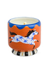 A Dopo 8 oz Hand Painted Ceramic Candle Horse - Sienna Sunset