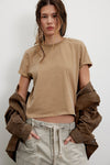 Free People Everyday Tee - Oat Latte