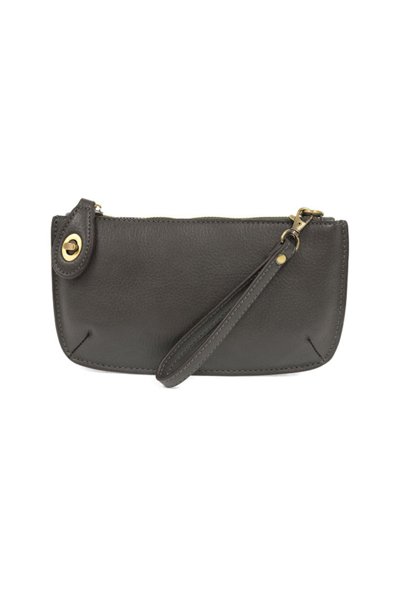 Mini Crossbody Wristlet Dark Grey