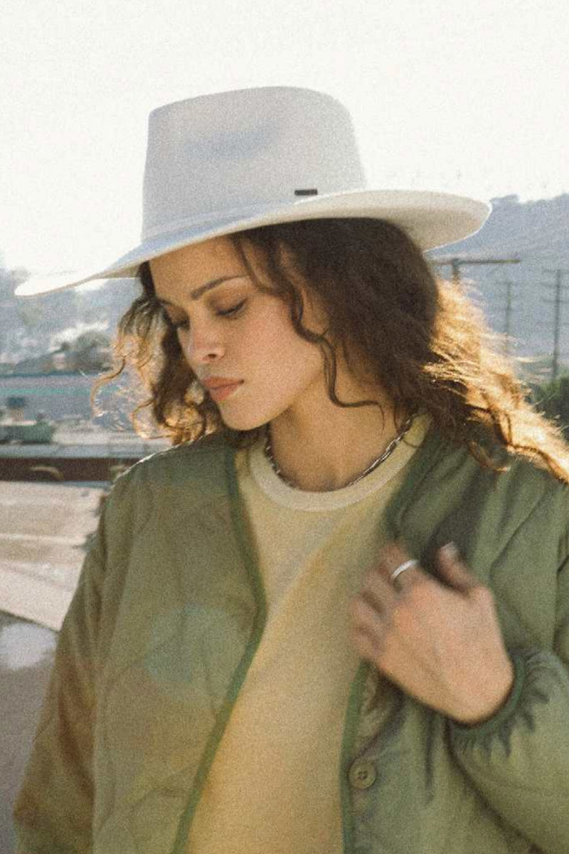 Brixton Hitch Ranch Fedora - Off White