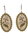 Le Chic Miami Evelyn Floral Pendant Earrings