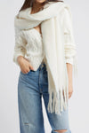 Free People Winter Chill Blanket Scarf - Ivory