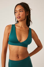 Free People No Show Plunge - Evergreen