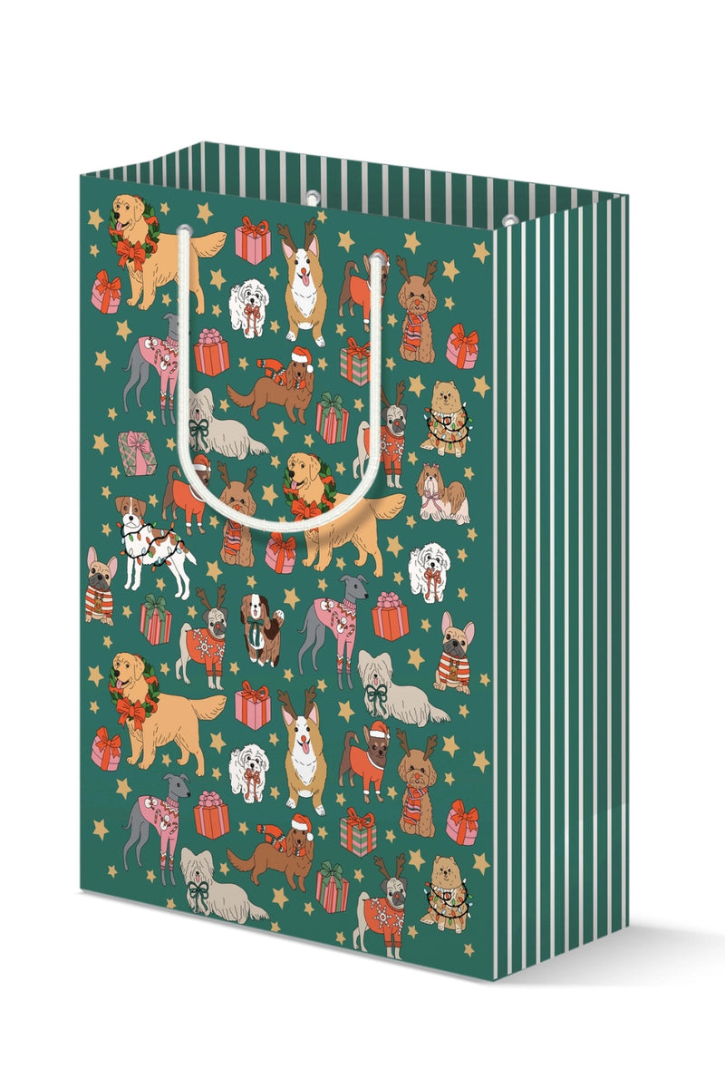 Illustrating Amy Gift Bag - Holiday Dogs