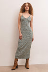 Z Supply Melinda Ditsy Midi Dress - Emerald Isle