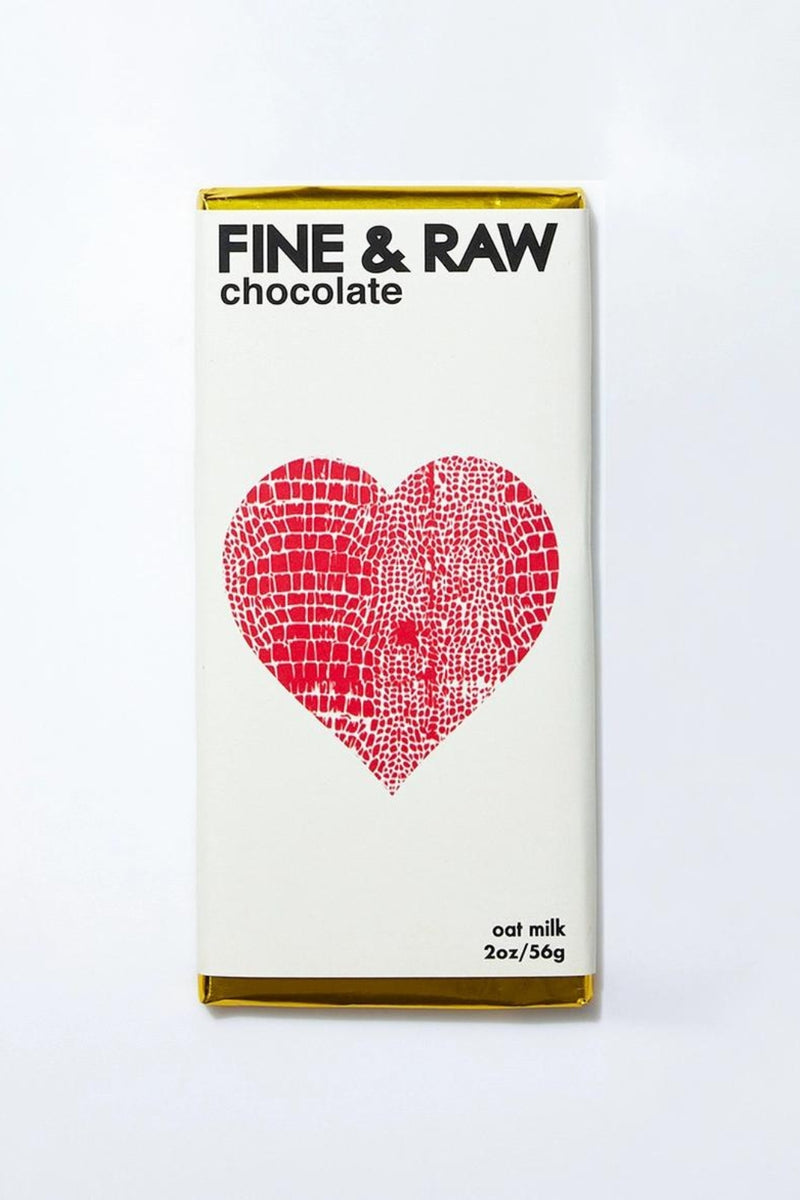 FINE & RAW Valentines 2024 Chocolate Bar