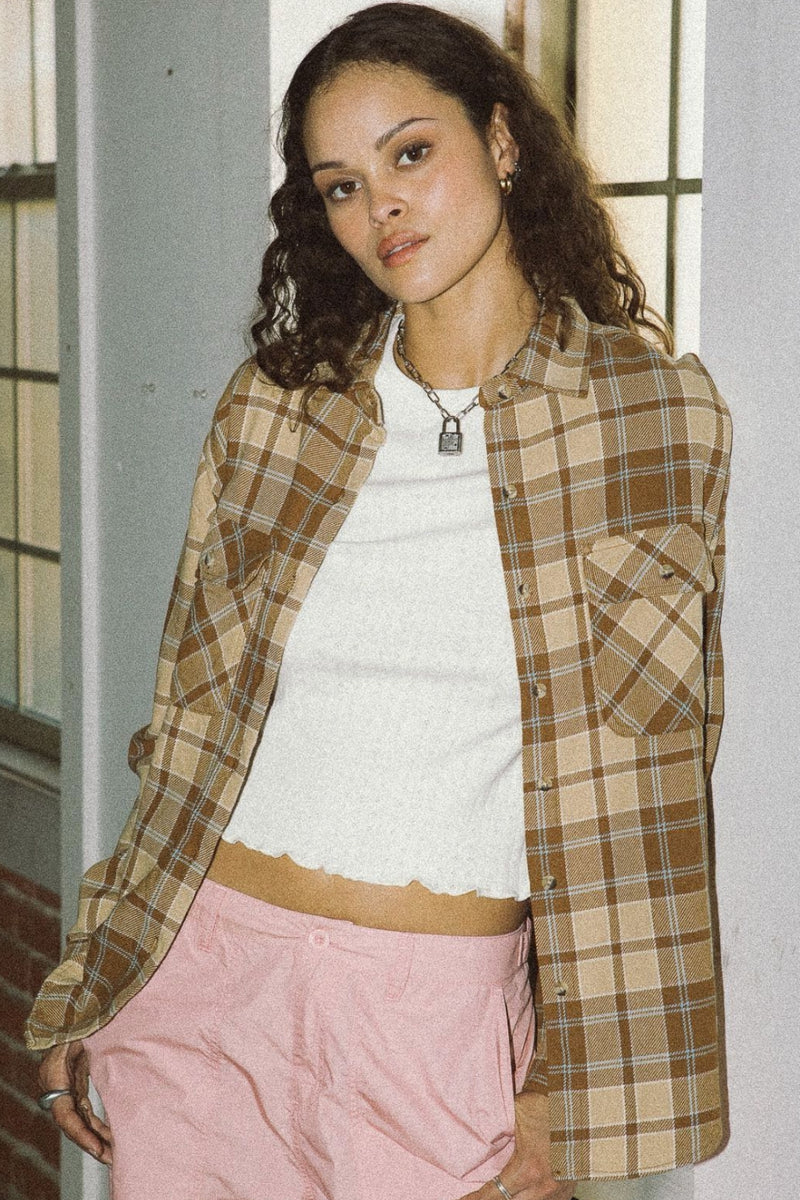 Brixton Dolly Slim Knit Long-Sleeve - Off White