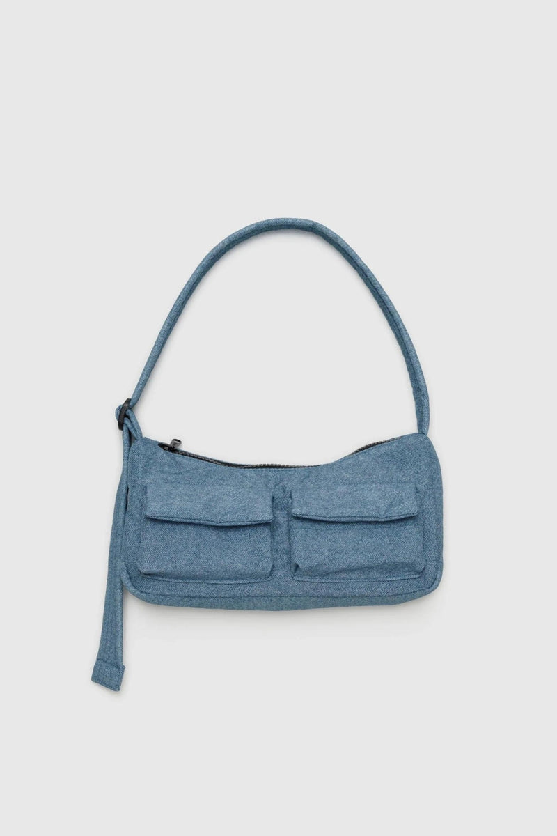 Baggu Cargo Shoulder Bag Denim