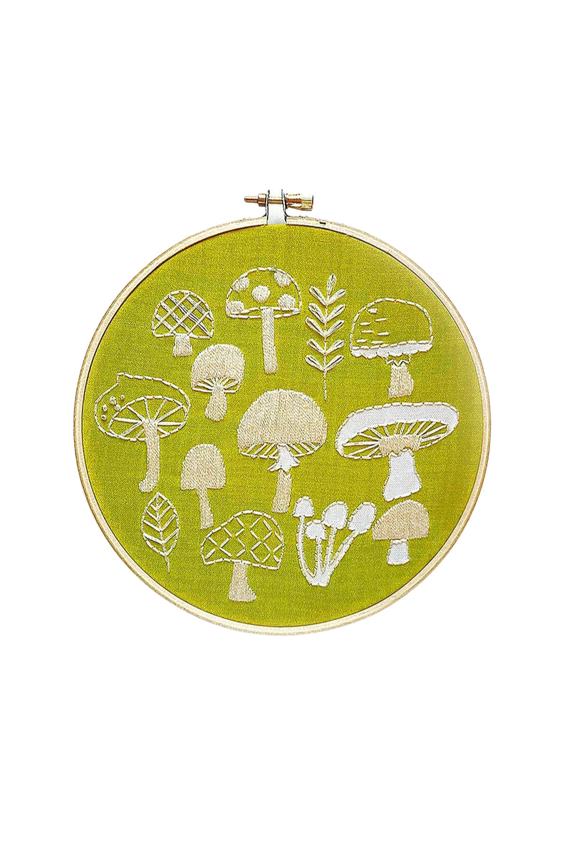 Rikrack Embroidery Kit Mushroom