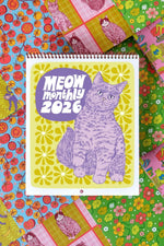 The Good Twin Calendar Meow Monthly