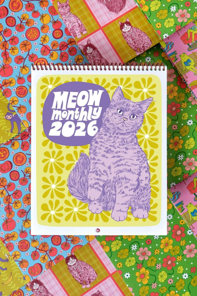 The Good Twin Calendar Meow Monthly