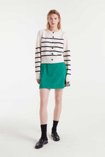 Compañia Fantastica Elena Cardigan - Black + White