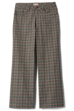 Brixton Margo Cropped 5-Pocket Pant - Multi Stripe/Plaid