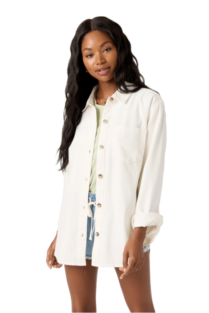 O'Neill Sevie Shacket - Winter White