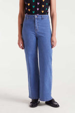 Compañia Fantastica Maria Denim Pants - Blue