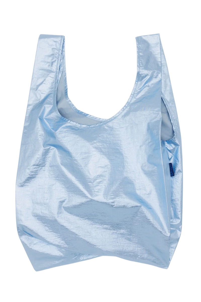 Standard Baggu Metallic Light Blue