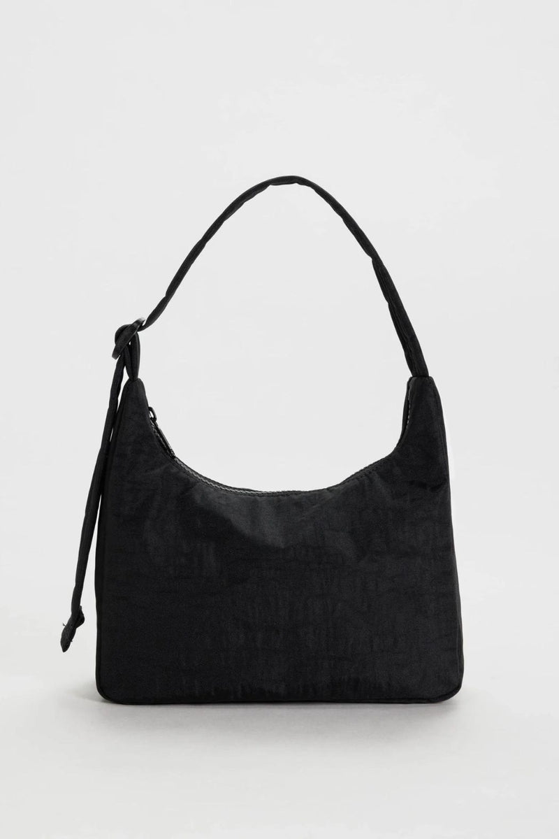 Baggu Mini Nylon Shoulder Bag Black