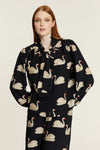 Pepaloves Camisa Con Lazada - Swans
