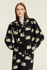 Pepaloves Camisa Con Lazada - Swans